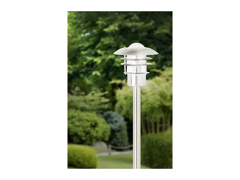 Potelet extérieur TERRENCE H90cm - BRILLIANT - Acier - 1 ampoule E27 requise