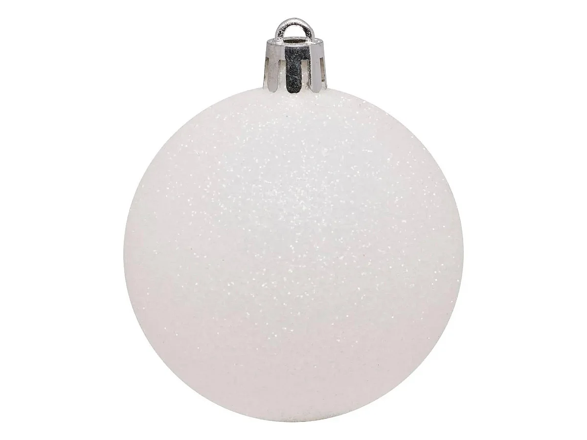 Lot de 15 Boules de Noël "Quiet Times" 5cm Bleu & Argent