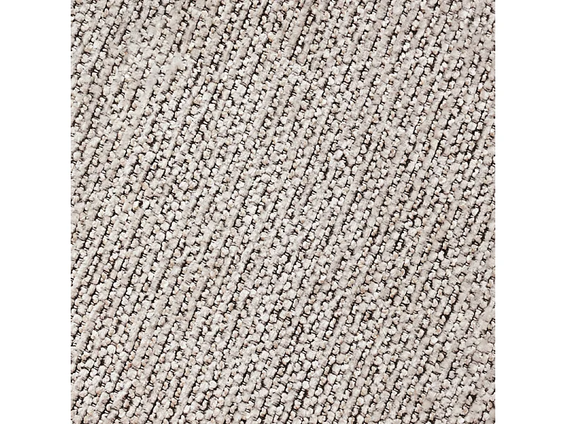 Canapé capitonné convertible 3 places en tissu doux gris clair - SUKI