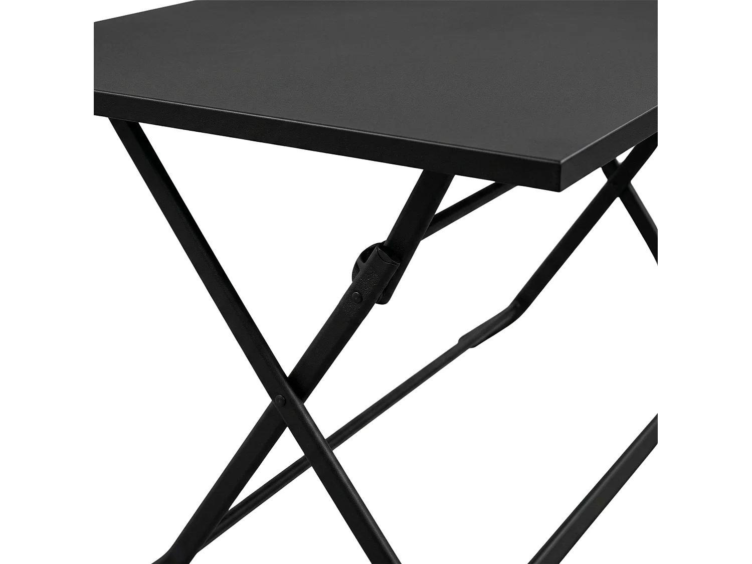 Mesa plegable exterior Greensboro Negro jardín terraza