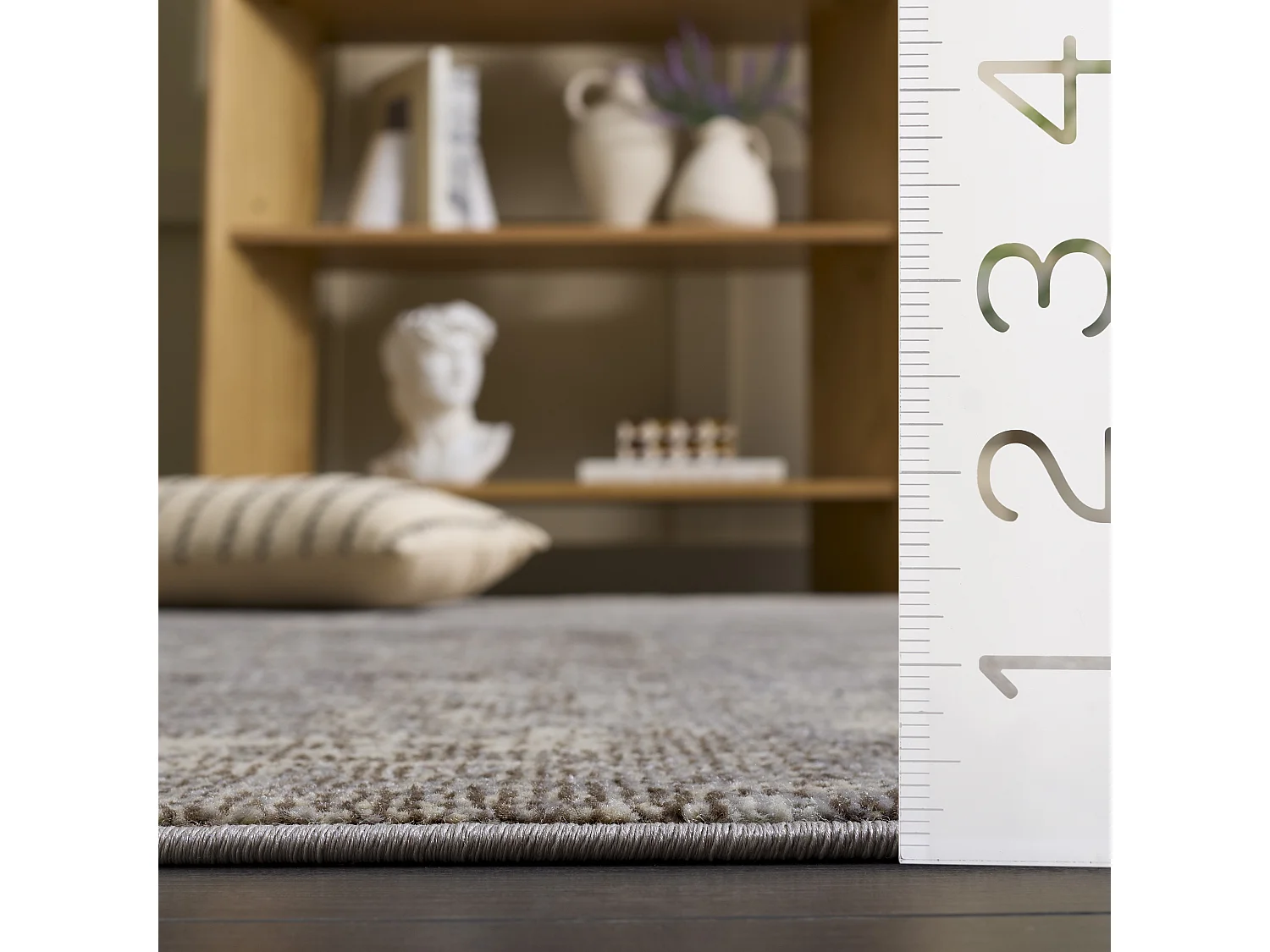 Tapis Gris/Beige 66 X 122 cm - Siena