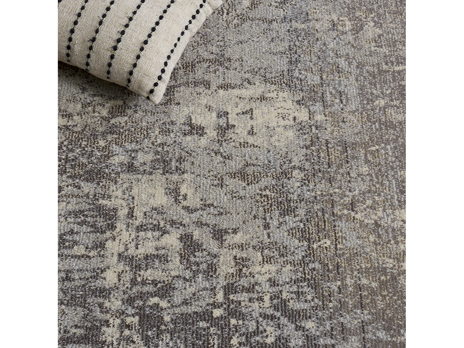 Tapis Gris/Beige 66 X 122 cm - Siena