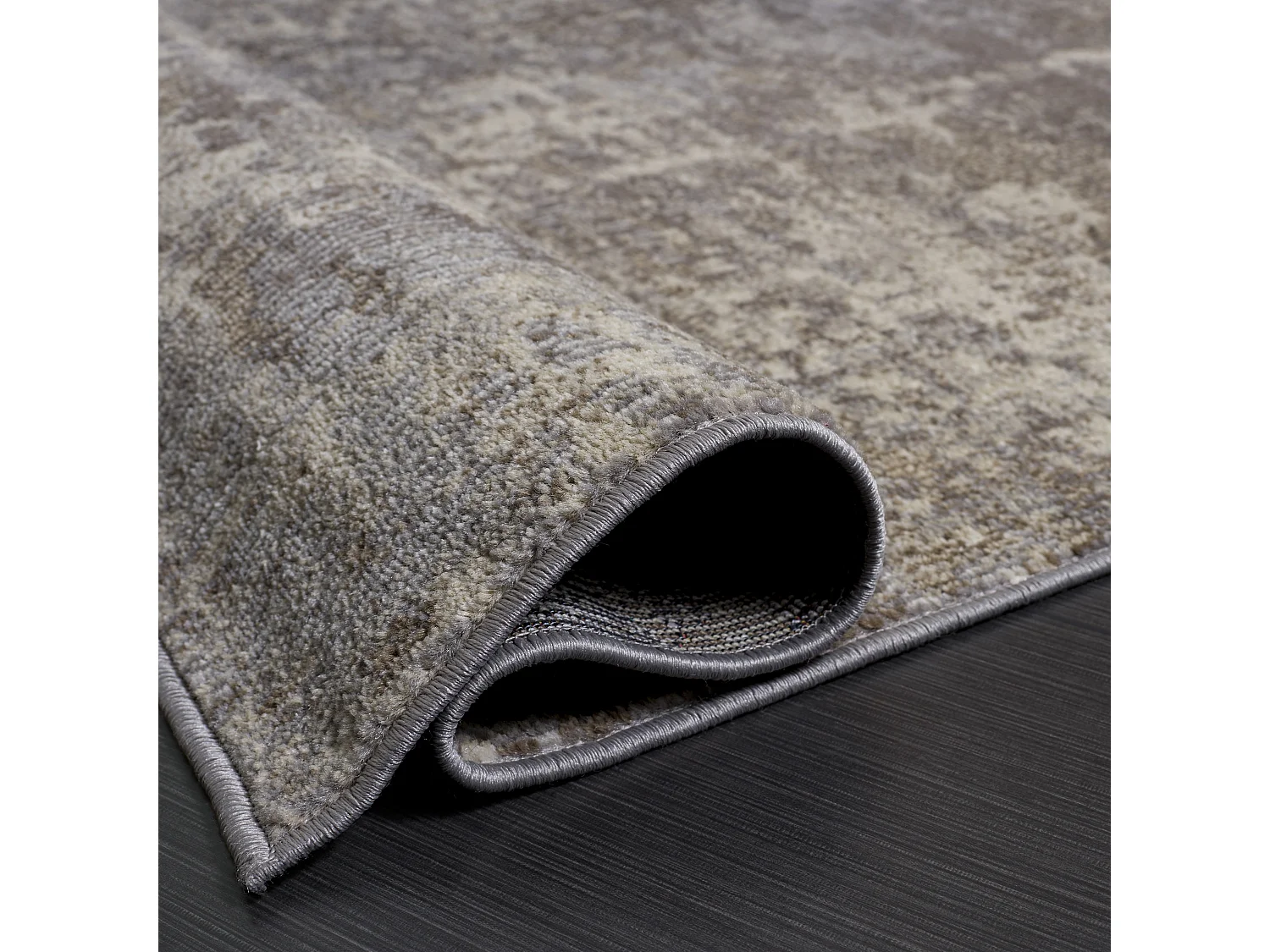 Tapis Gris/Beige 66 X 122 cm - Siena