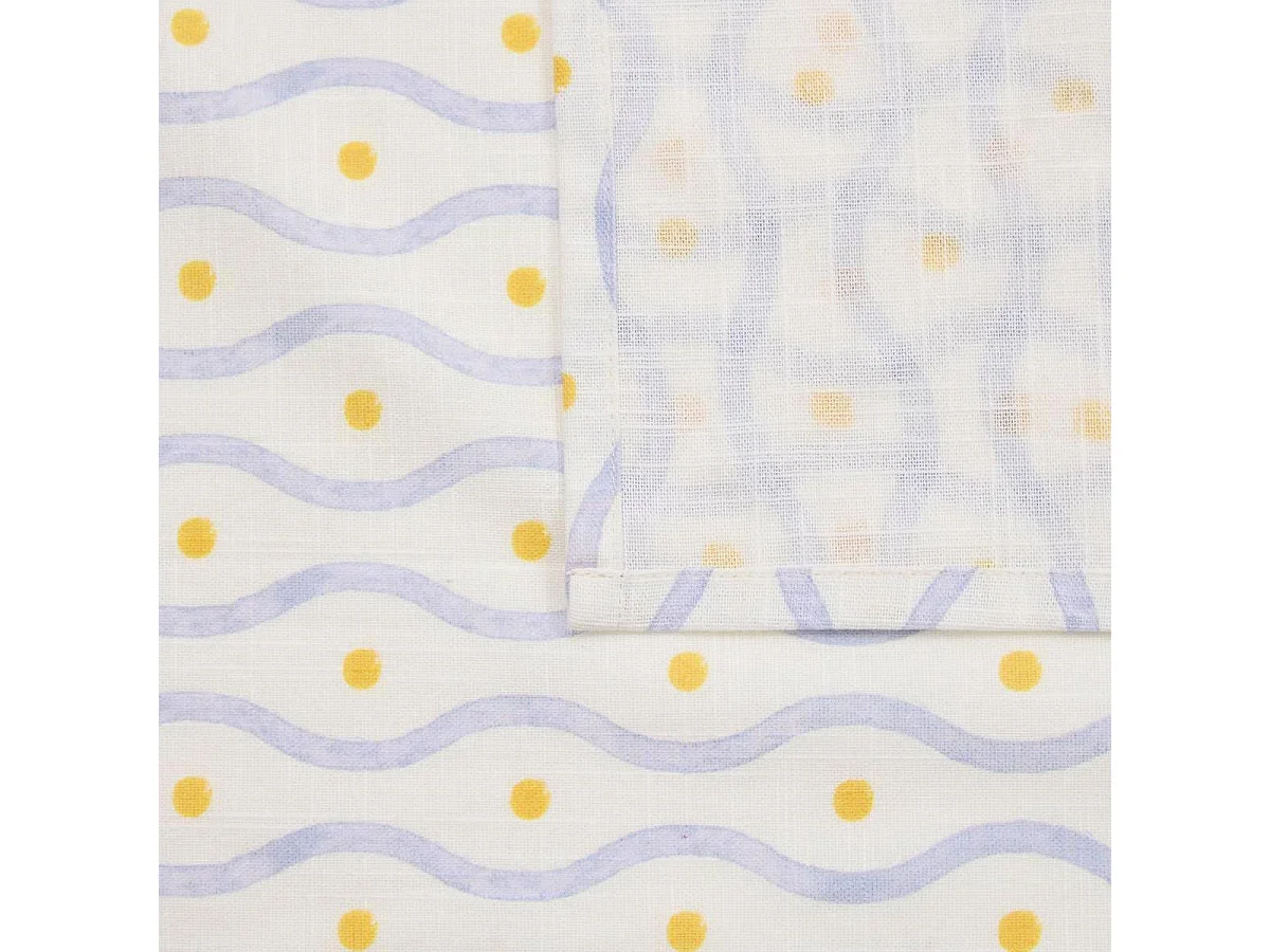 Nappe Imprimé "Fruity 140x240cm Blanc