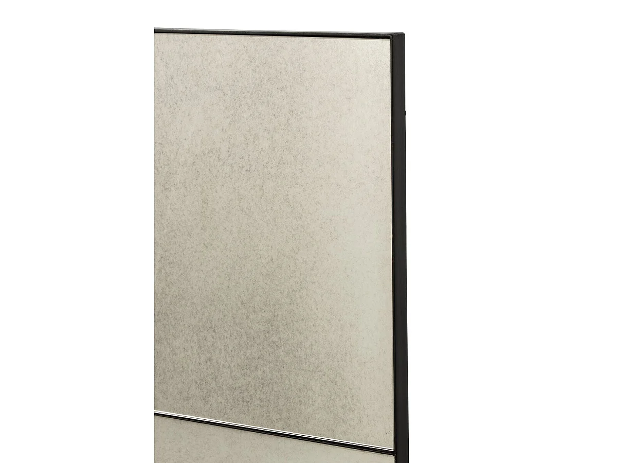 Miroir Mural Carré Antique "Orson" 90cm Noir