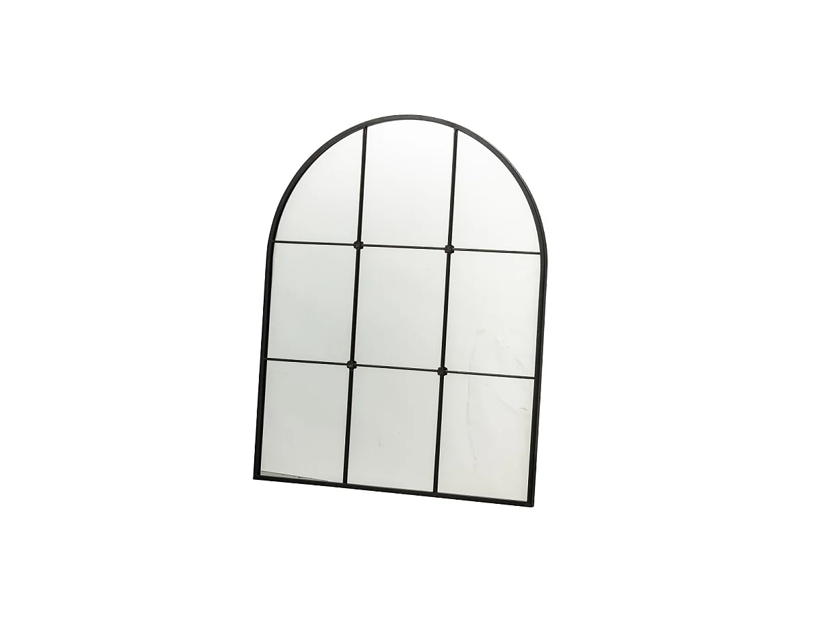 Miroir Mural Arche Antique "Orson" 106cm Noir