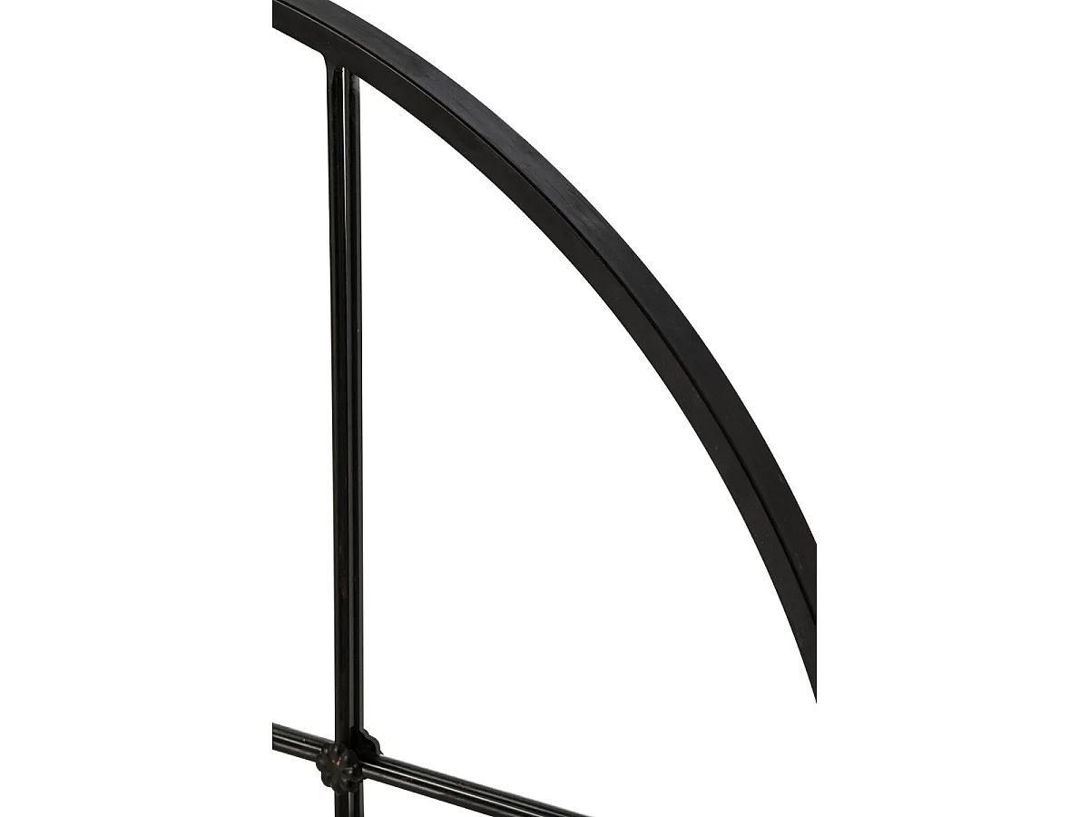 Miroir Mural Arche Antique "Orson" 106cm Noir