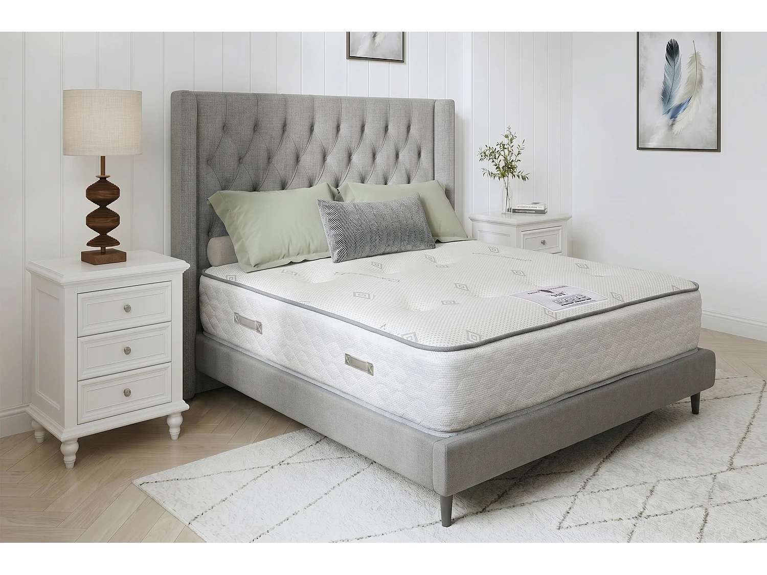 Knight Sleep York Orthopaedic Mattress with Extra Hybrid Support  King Size Mattress - 5FT