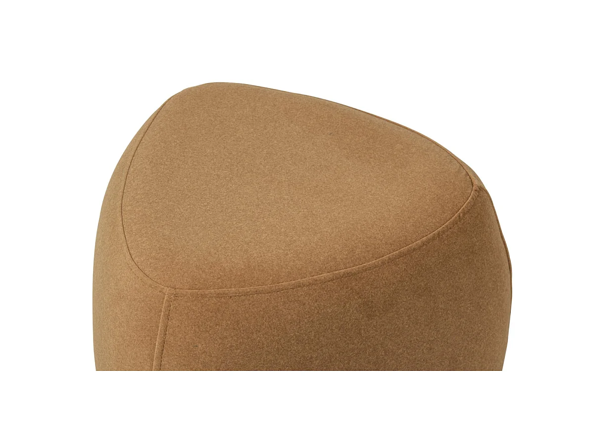 Pouf Triangle Design "Mich" 46cm Ocre