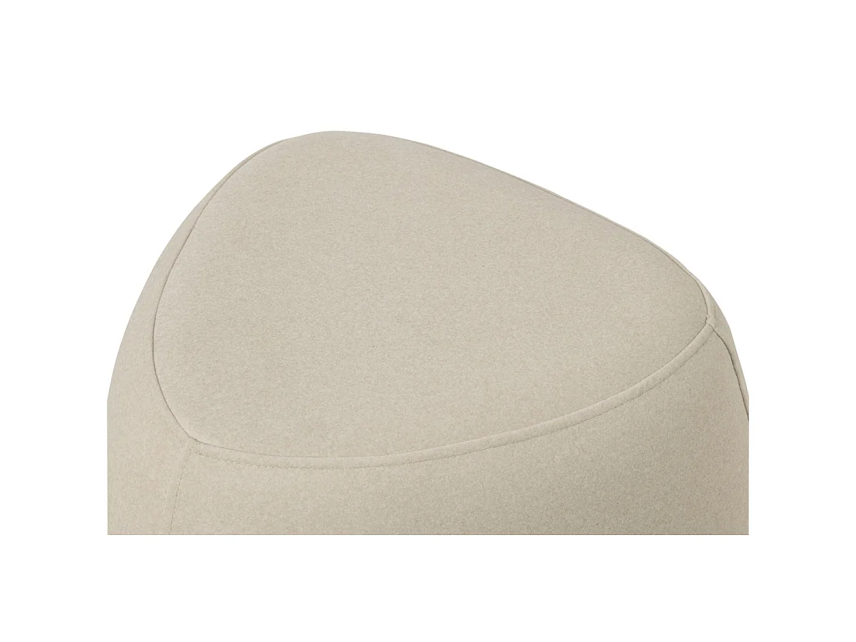 Pouf Triangle Design "Mich" 46cm Écru