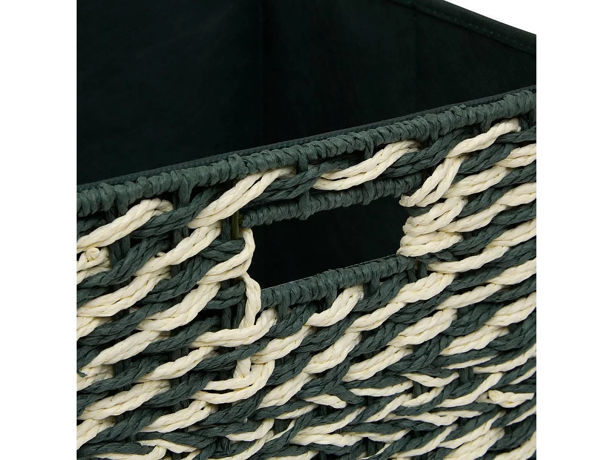 Boîte de Rangement Noela "Mix n'Modul" 31x31cm Kaki