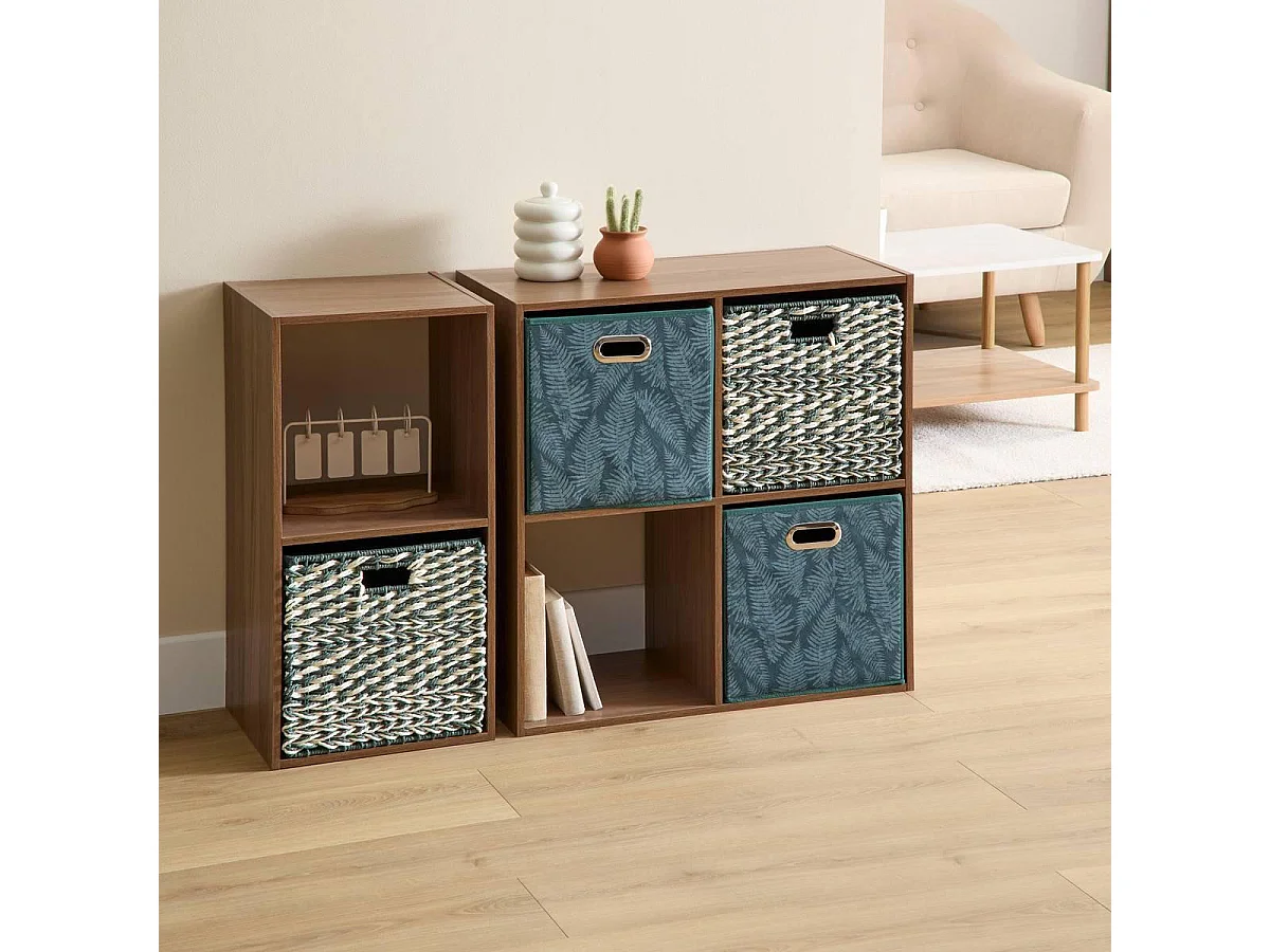Boîte de Rangement Noela "Mix n'Modul" 31x31cm Kaki