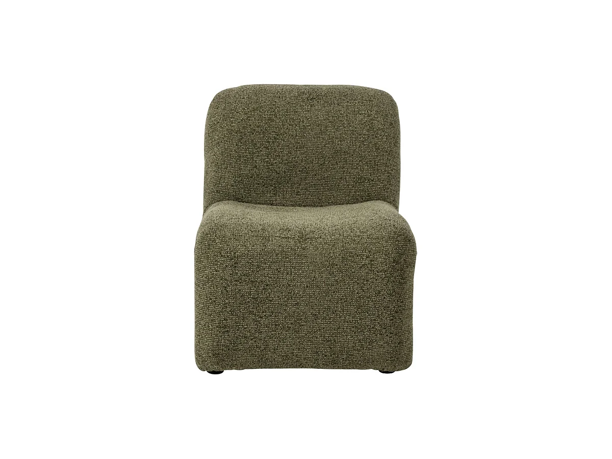 Fauteuil Design Organique "Margo" 87cm Vert