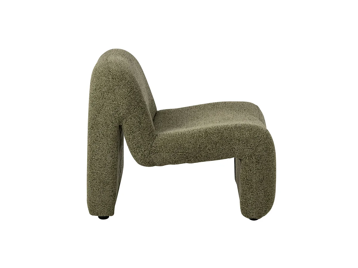 Fauteuil Design Organique "Margo" 87cm Vert