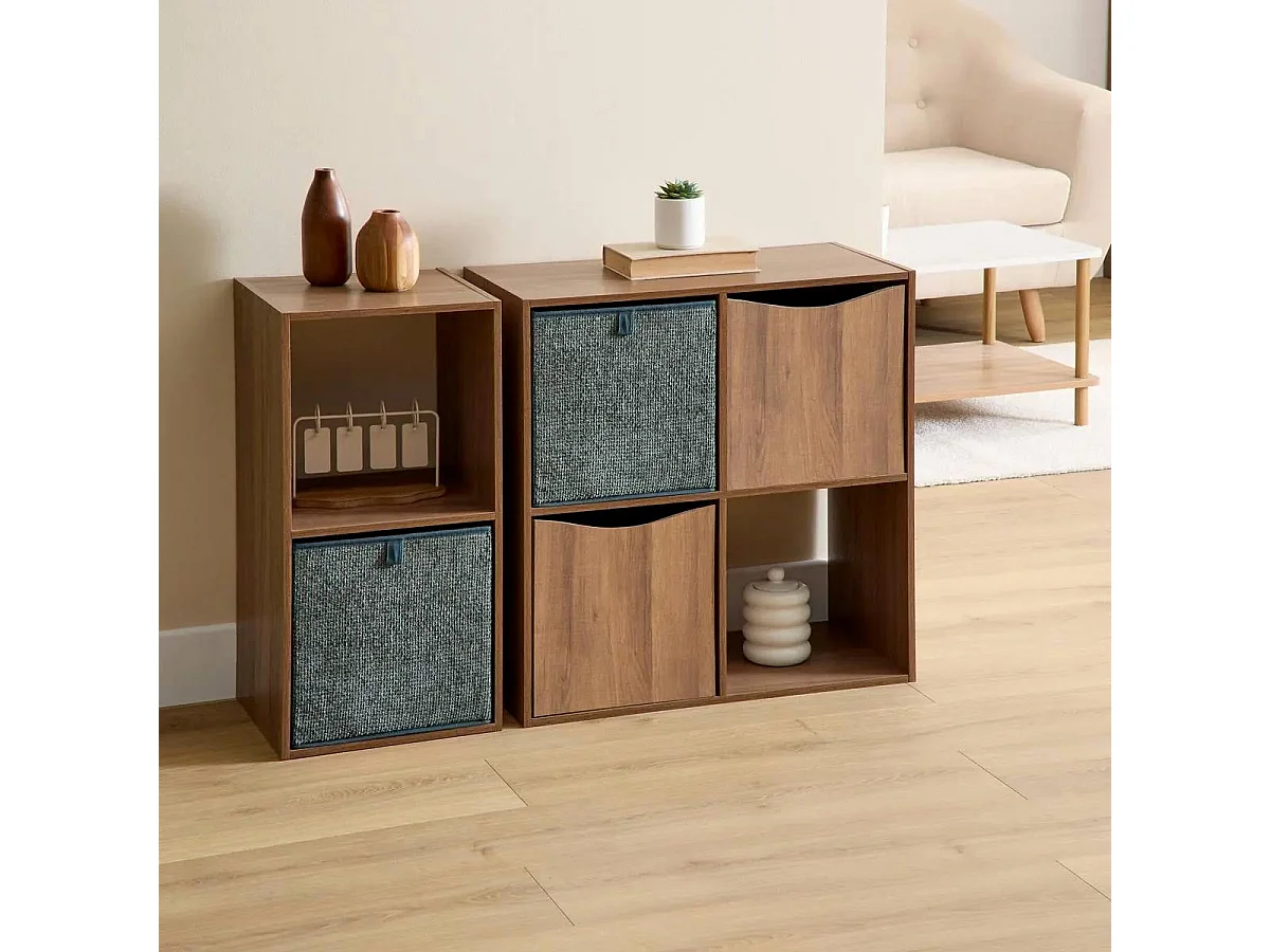 Boîte de Rangement Pliable "Velvy" 31x31cm Kaki