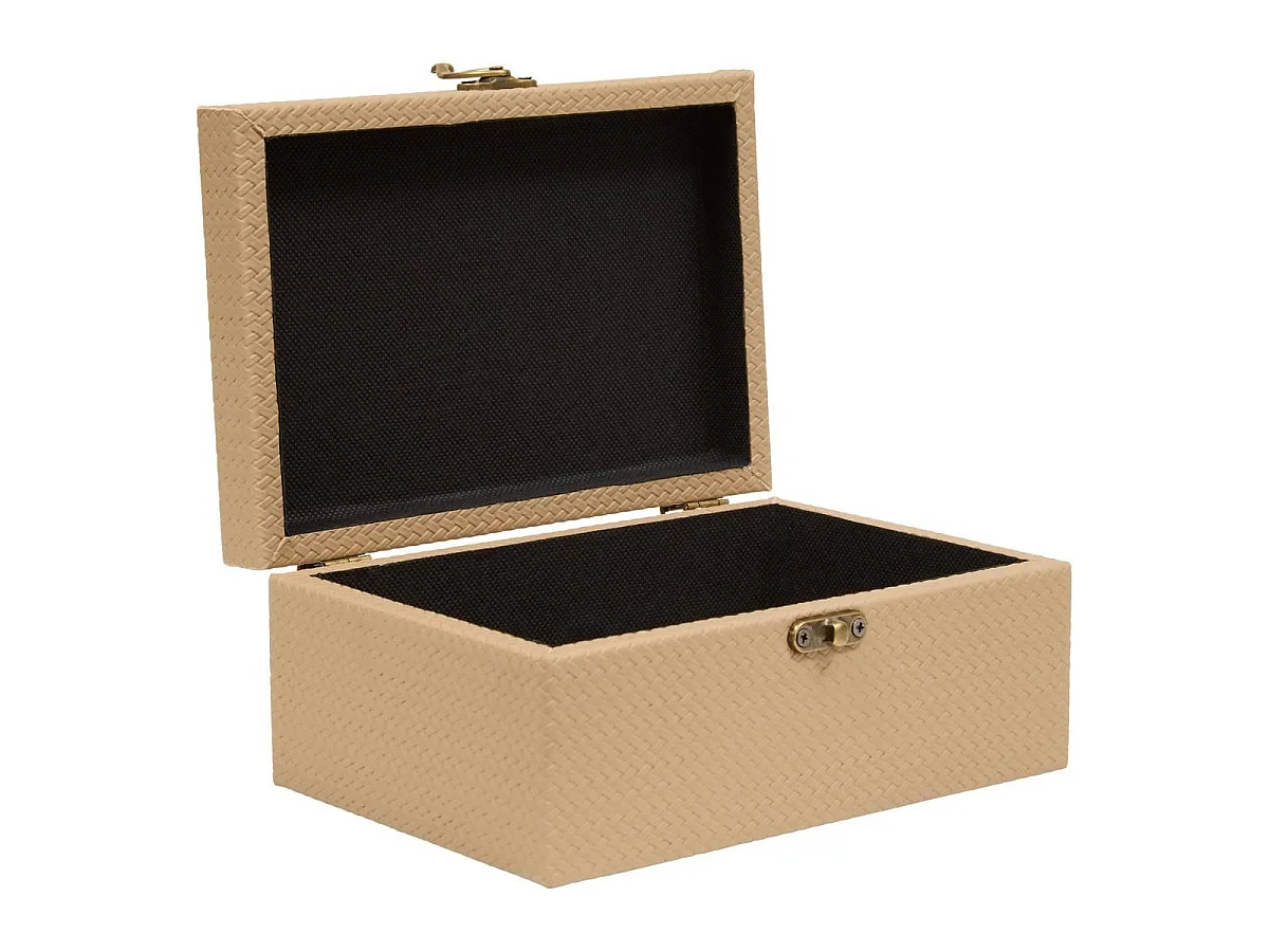 Lot de 4 Boîtes de Rangement "Bonie" 25cm Taupe