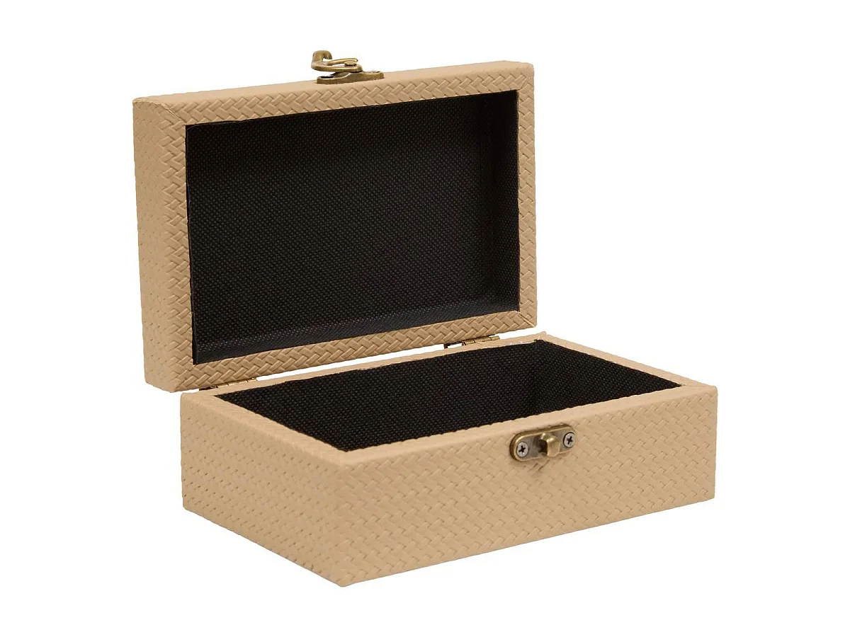Lot de 4 Boîtes de Rangement "Bonie" 25cm Taupe