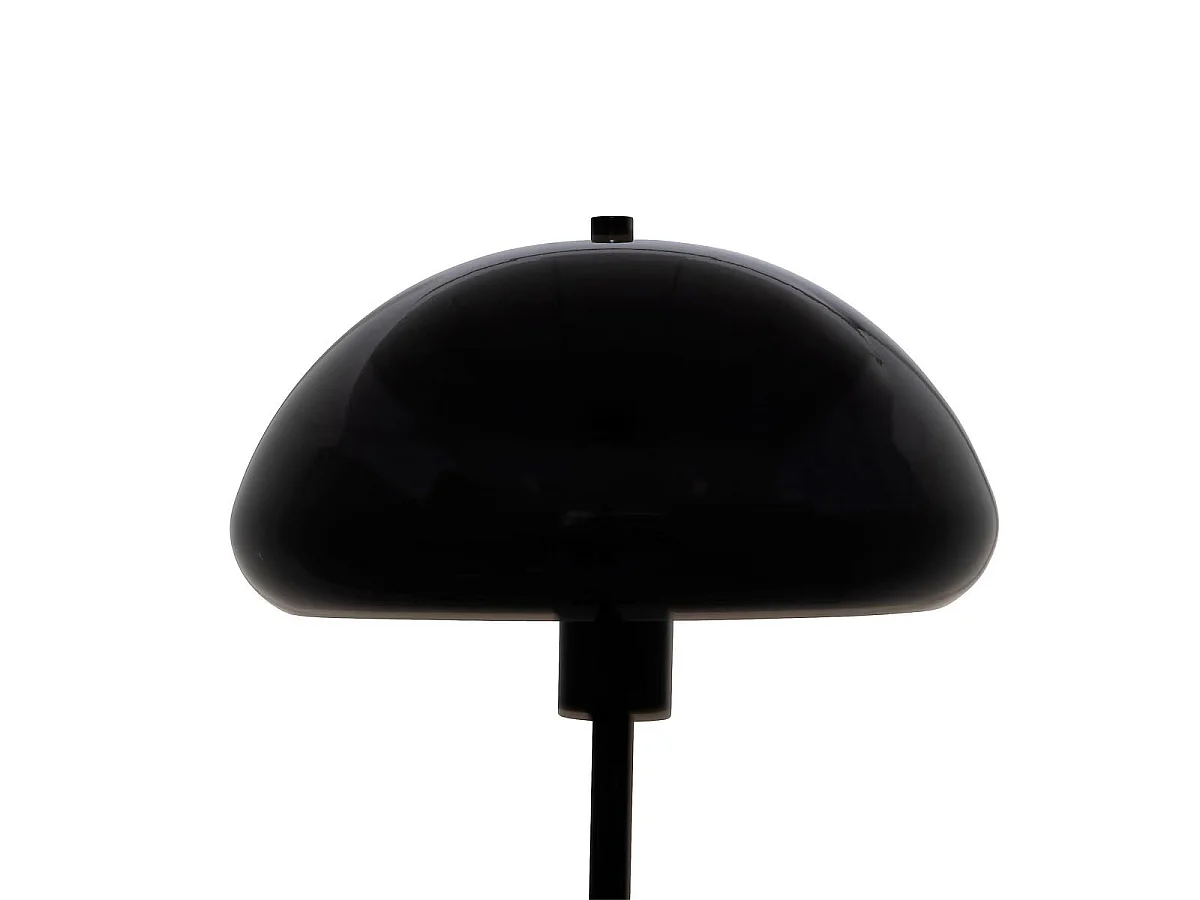 Lampadaire Droit Champignon "Savio" 140cm Noir