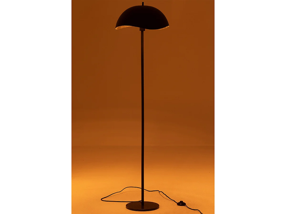 Lampadaire en Métal "Elias" 150cm Noir