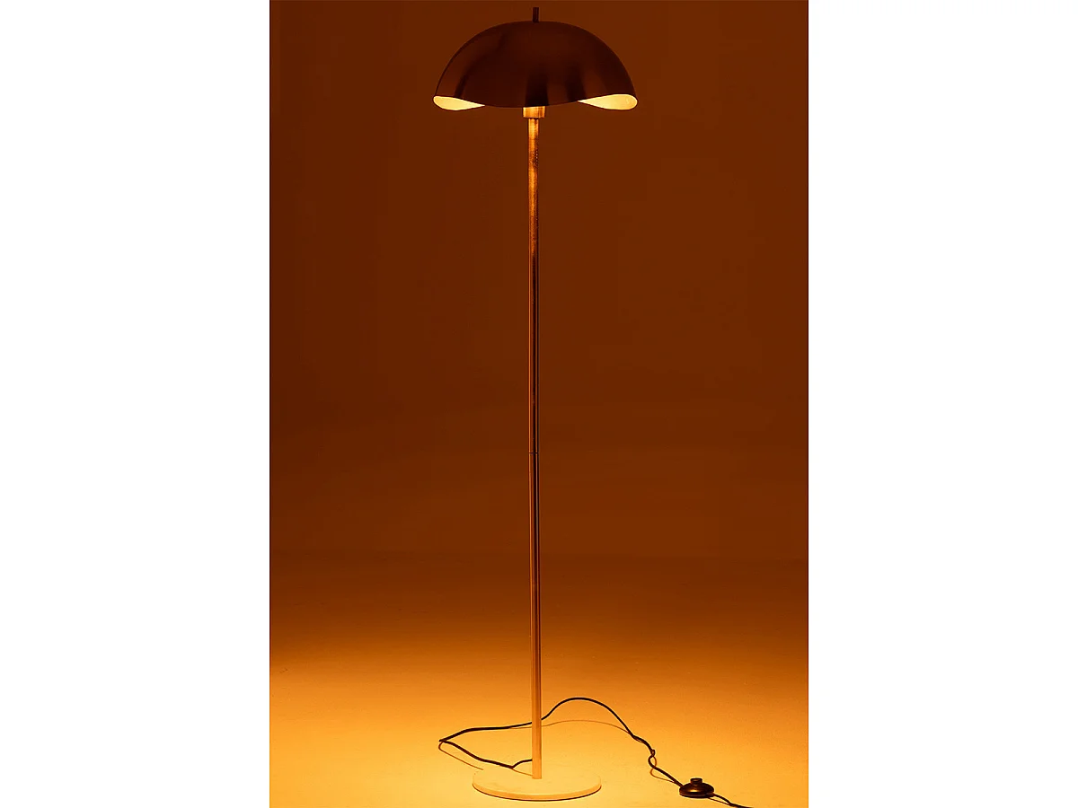 Lampadaire en Métal "Elias" 150cm Or