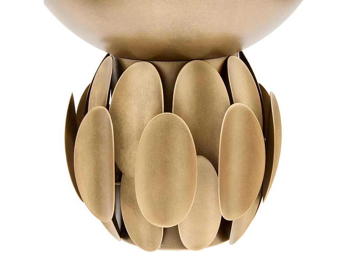 Coupe Décorative en Métal "Barrel" 25cm Doré