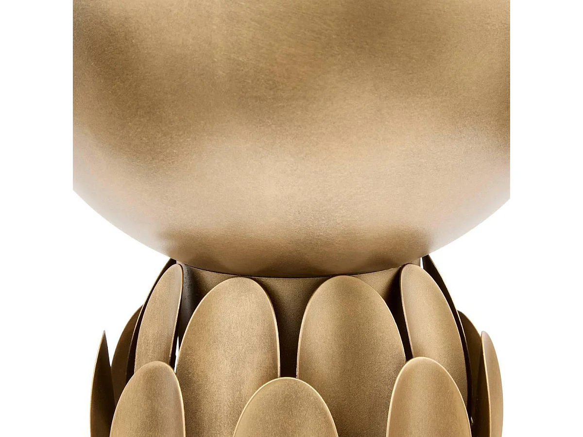 Coupe Décorative en Métal "Barrel" 25cm Doré