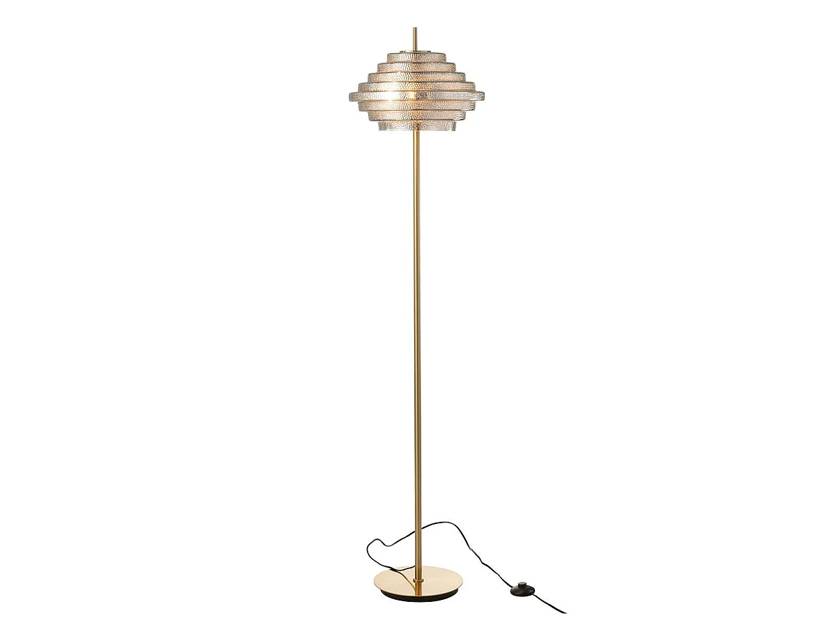 Lampadaire Design "Merla" 154cm Fumé
