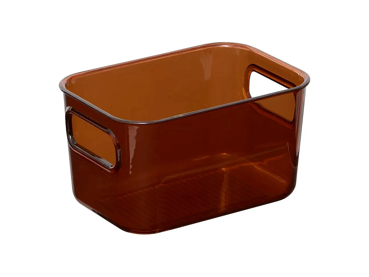 Boîte de Rangement Avec Couvercle "Lycia" 14cm Acajou