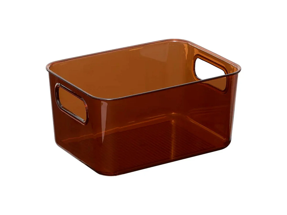 Boîte de Rangement Avec Couvercle "Lycia" 20cm Acajou