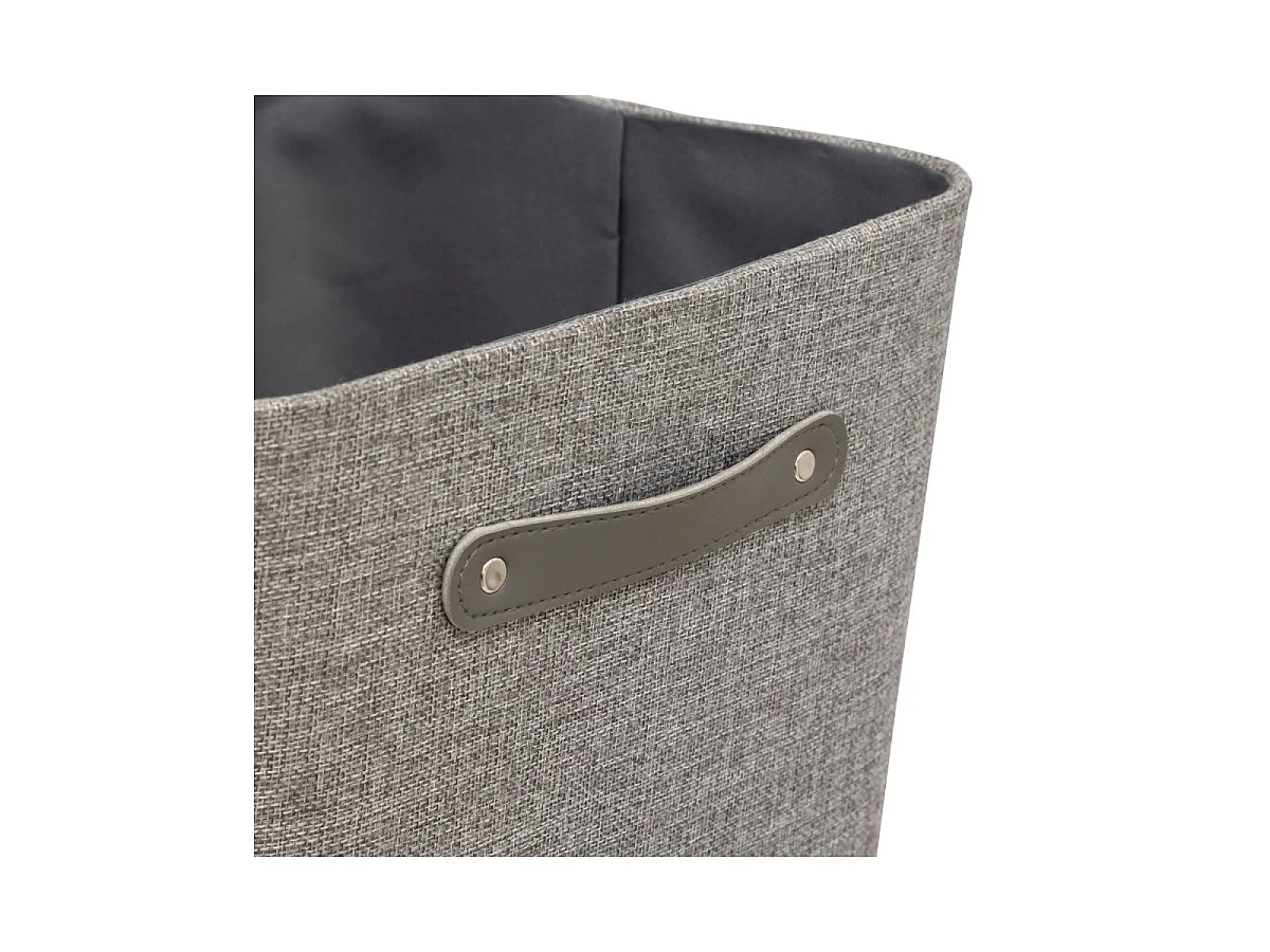 Boîte de Rangement Déco "Roundy" 31cm Gris