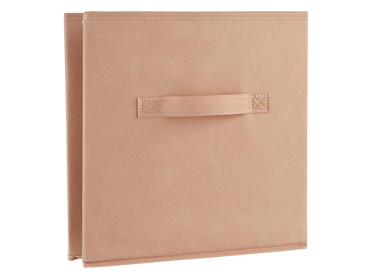 Boîte de Rangement Carrée "Mix n'Modul" 31x31cm Rose Blush