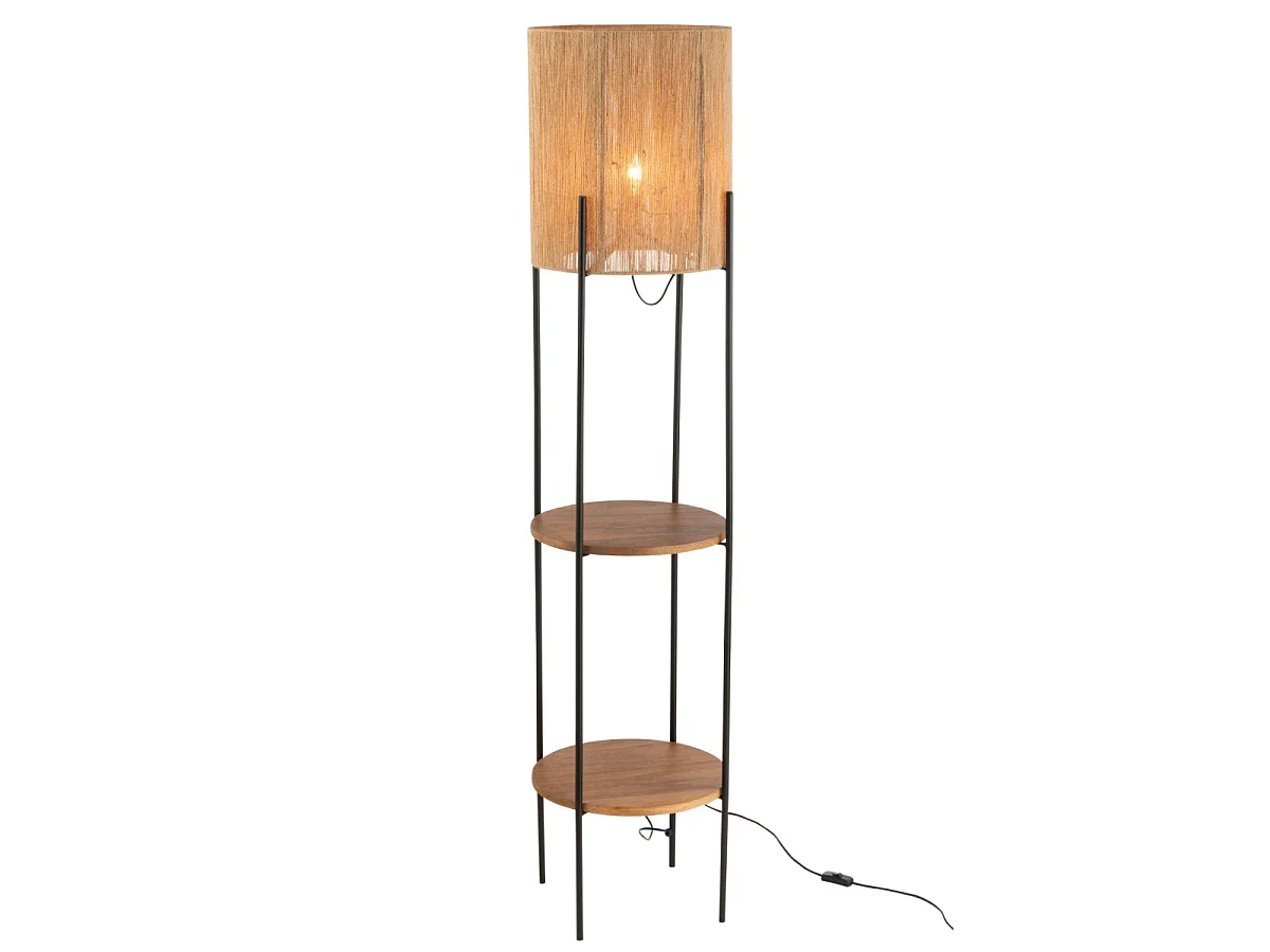 Lampadaire en Bois "Manguier" 160cm Naturel