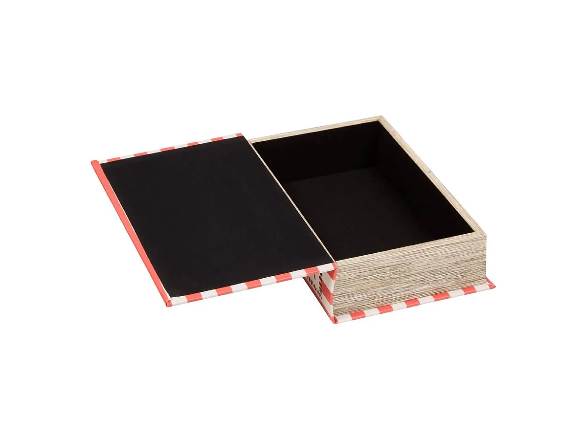 Boîte Déco Livre Pizza "Josh" 27cm Multicolore