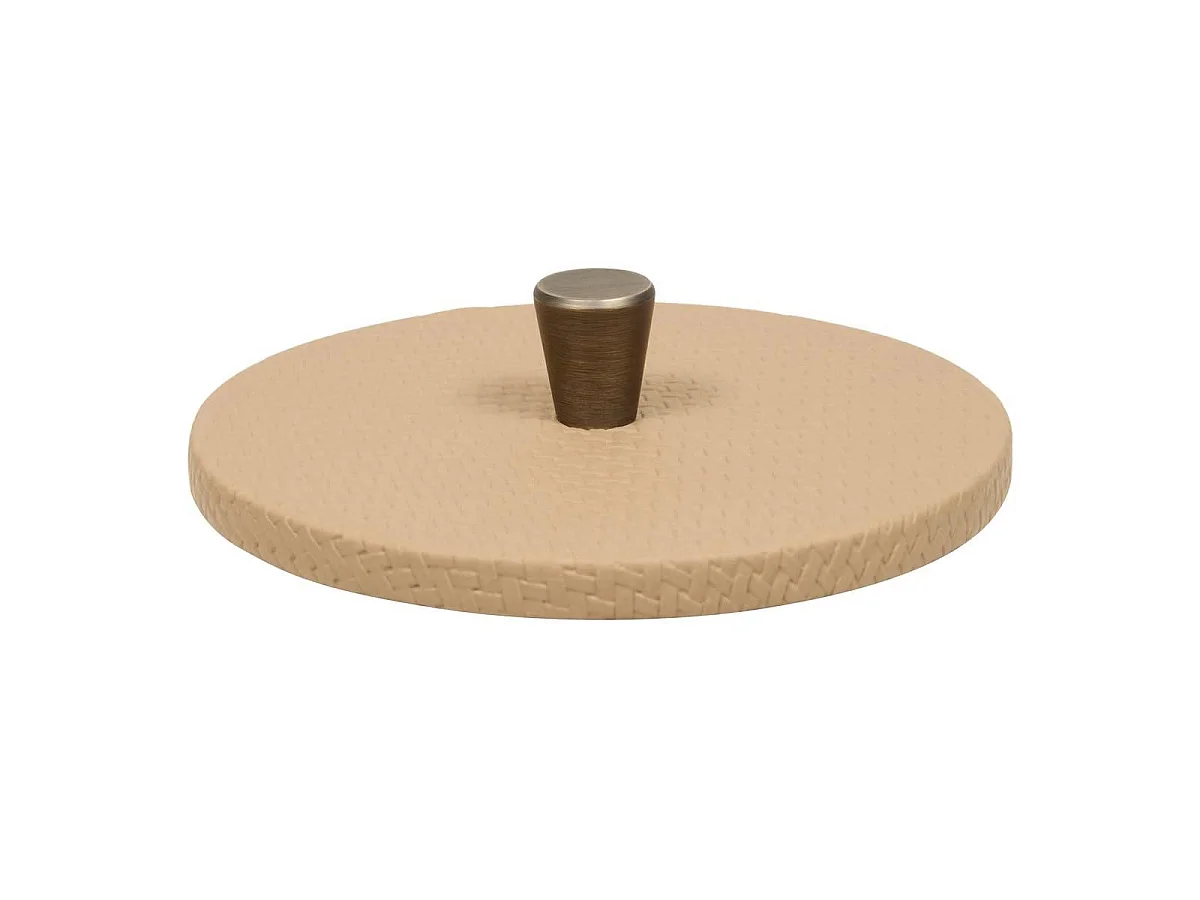 Lot de 2 Boîtes Déco "Bonie" 19cm Taupe