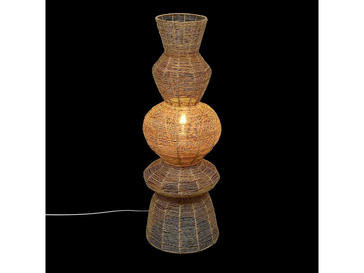 Lampadaire en Jute "Titus" 109cm Naturel