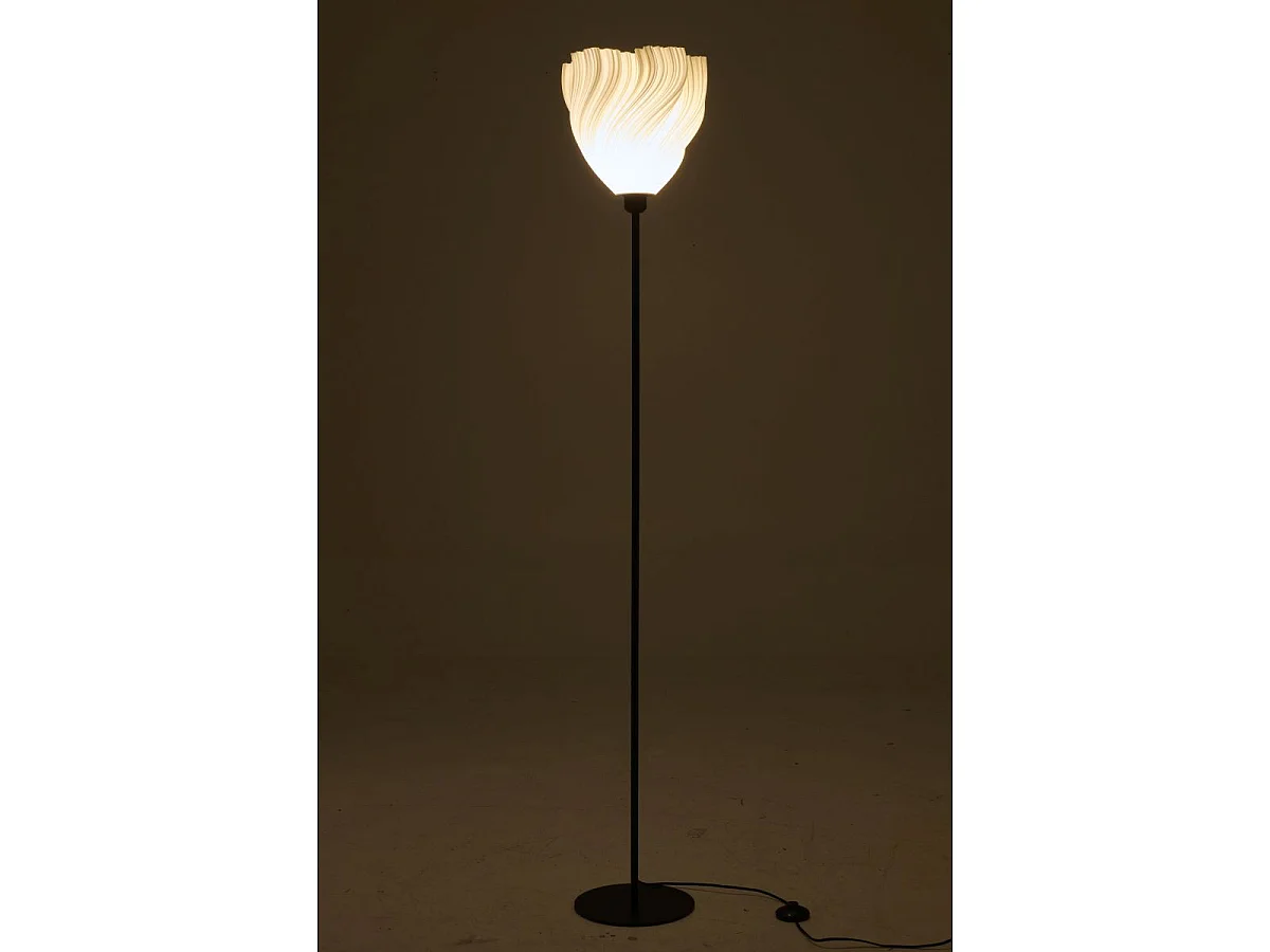Lampadaire Design "Matcha" 173cm Noir & Blanc