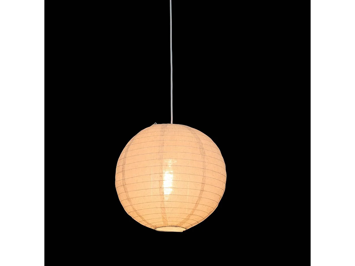 Lanterne Japonaise Boule "Jordy" 32cm Blanc