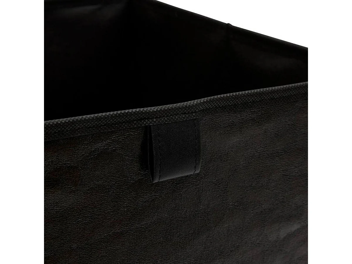 Boîte de Rangement Imprimé "Mix n'Modul" 31x31cm Noir