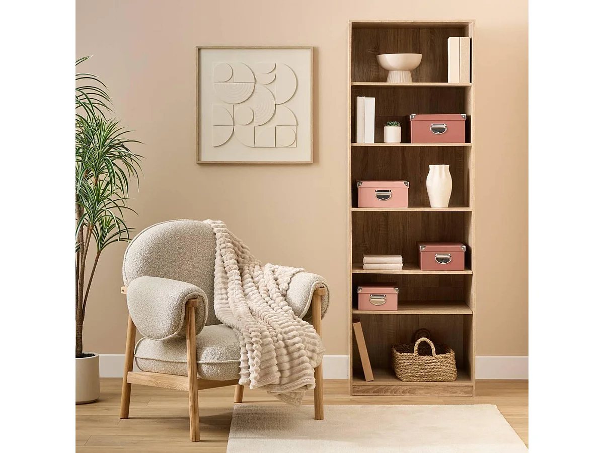 Lot de 4 Boîtes de Rangement "Box" 40cm Rose