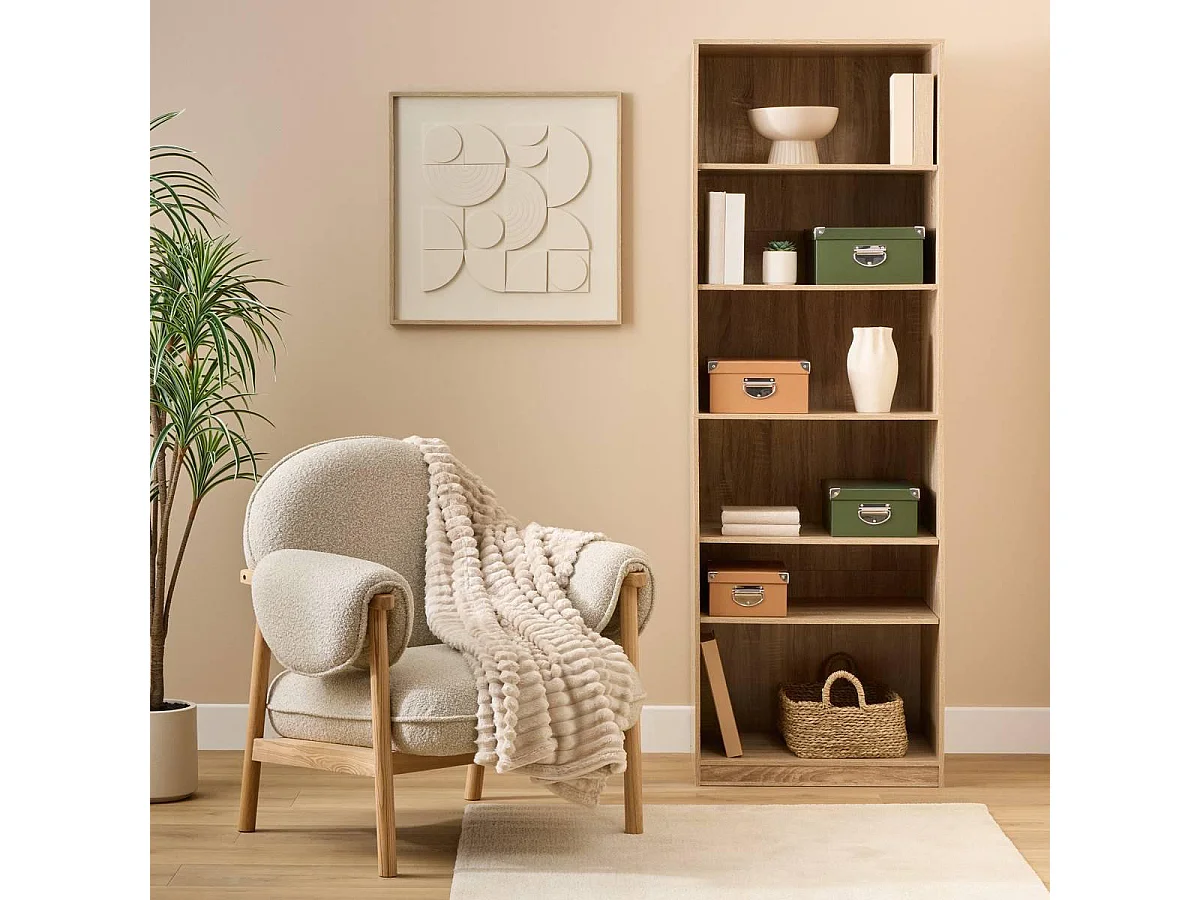 Lot de 4 Boîtes de Rangement "Box'" 40cm Kaki & Camel