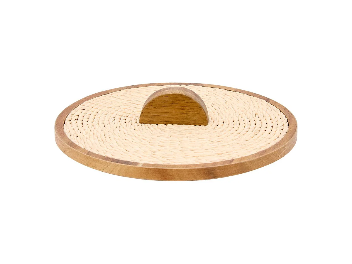 Lot de 2 Boîtes Déco "Erica" 26cm Doré