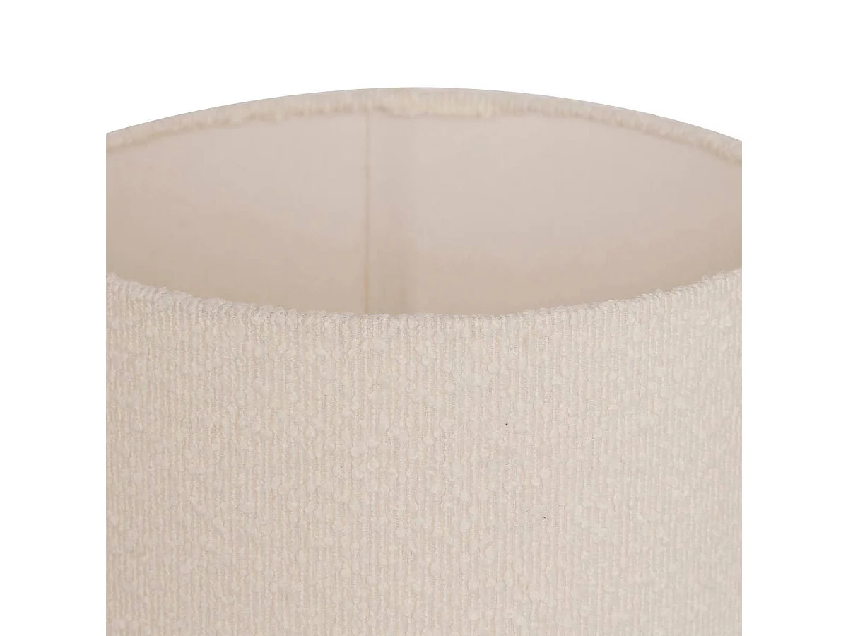 Lampadaire Bouclette "Solal" 124cm Blanc