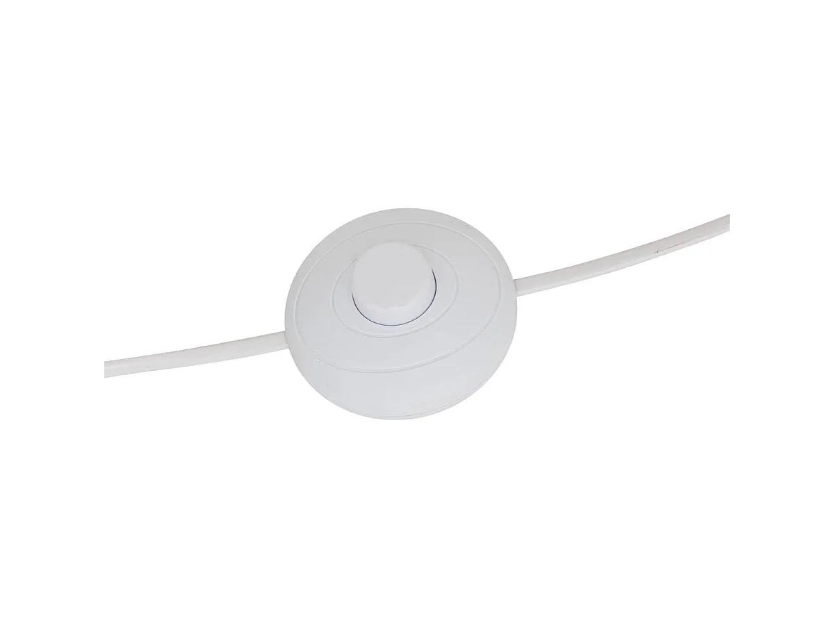 Lampadaire Bouclette "Solal" 124cm Blanc