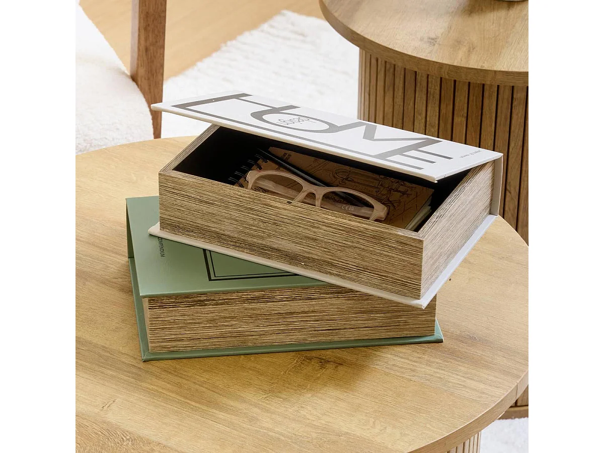 Boîte Déco Livre Home "Josh" 27cm Multicolore