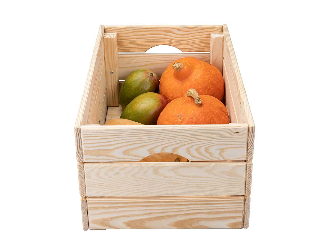 Cagette en Bois "Silver" 51cm Naturel