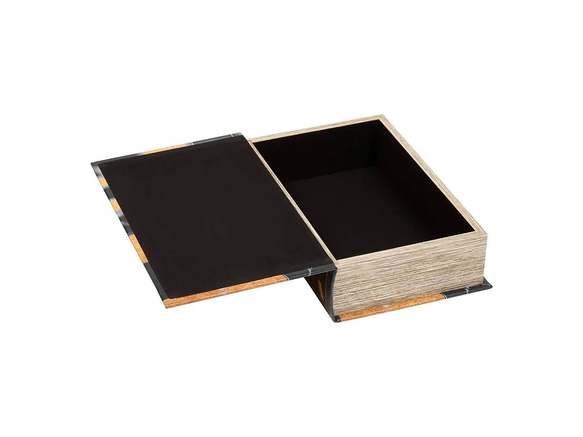 Boîte Déco Livre Échecs "Josh" 27cm Multicolore