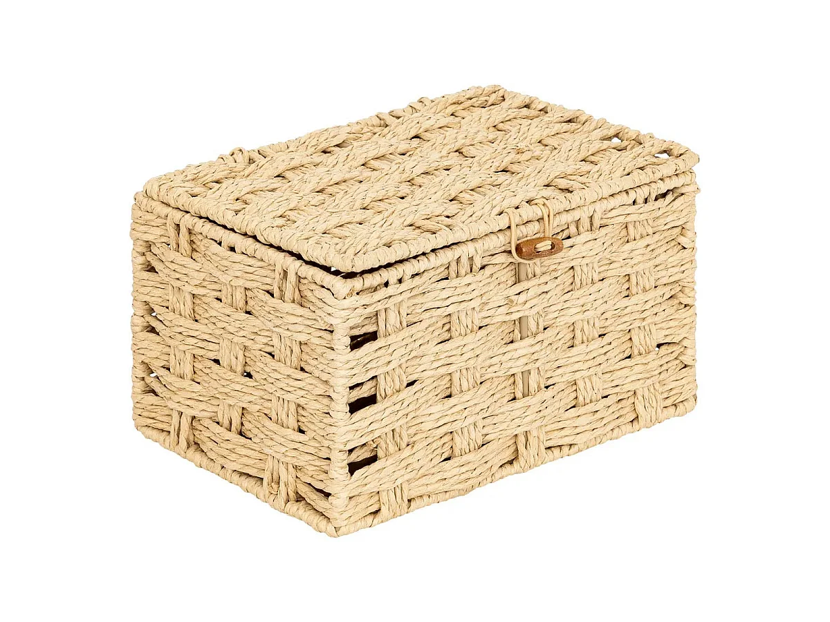 Lot de 3 Boîtes Déco "Elio" 27cm Naturel