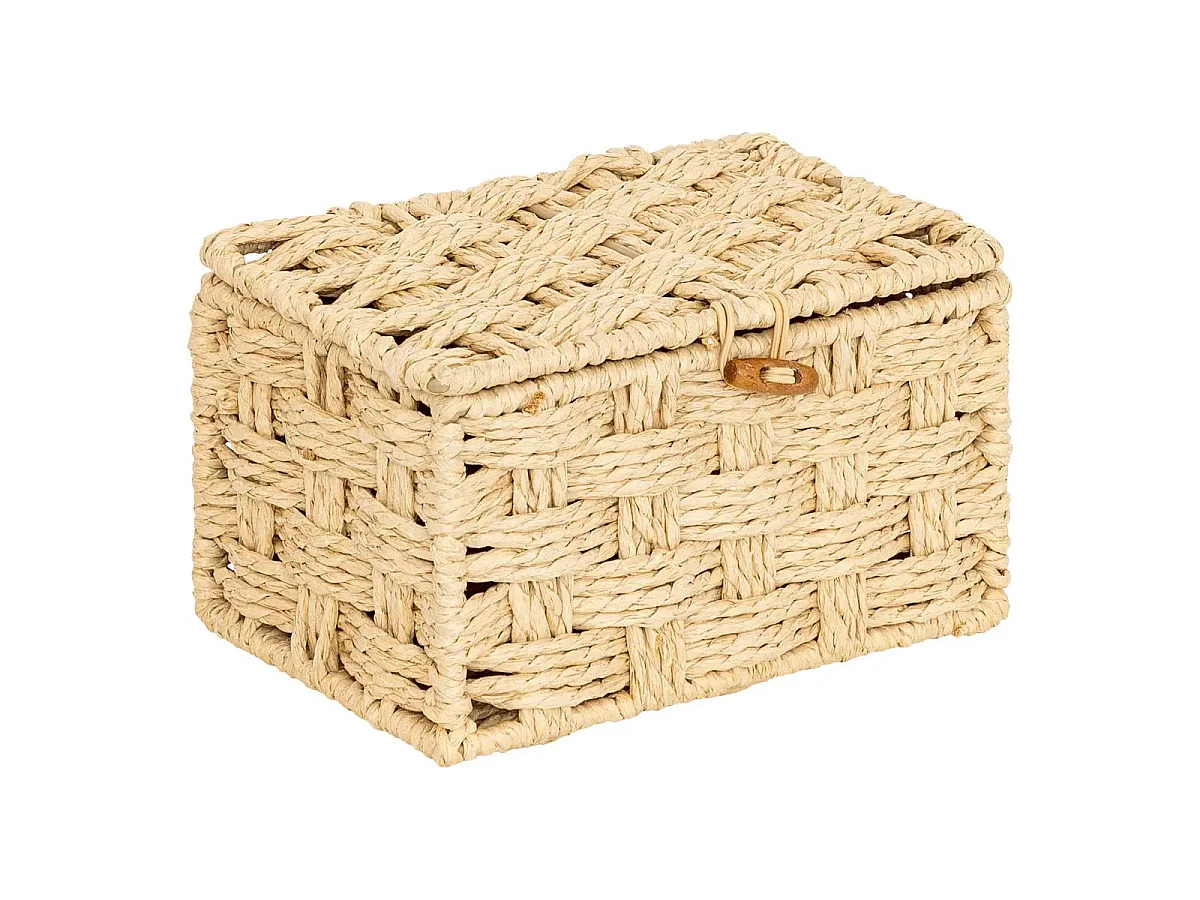 Lot de 3 Boîtes Déco "Elio" 27cm Naturel