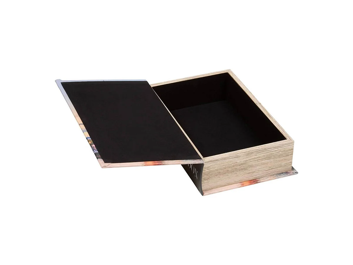 Boîte Déco Livre Londres "Josh" 27cm Multicolore
