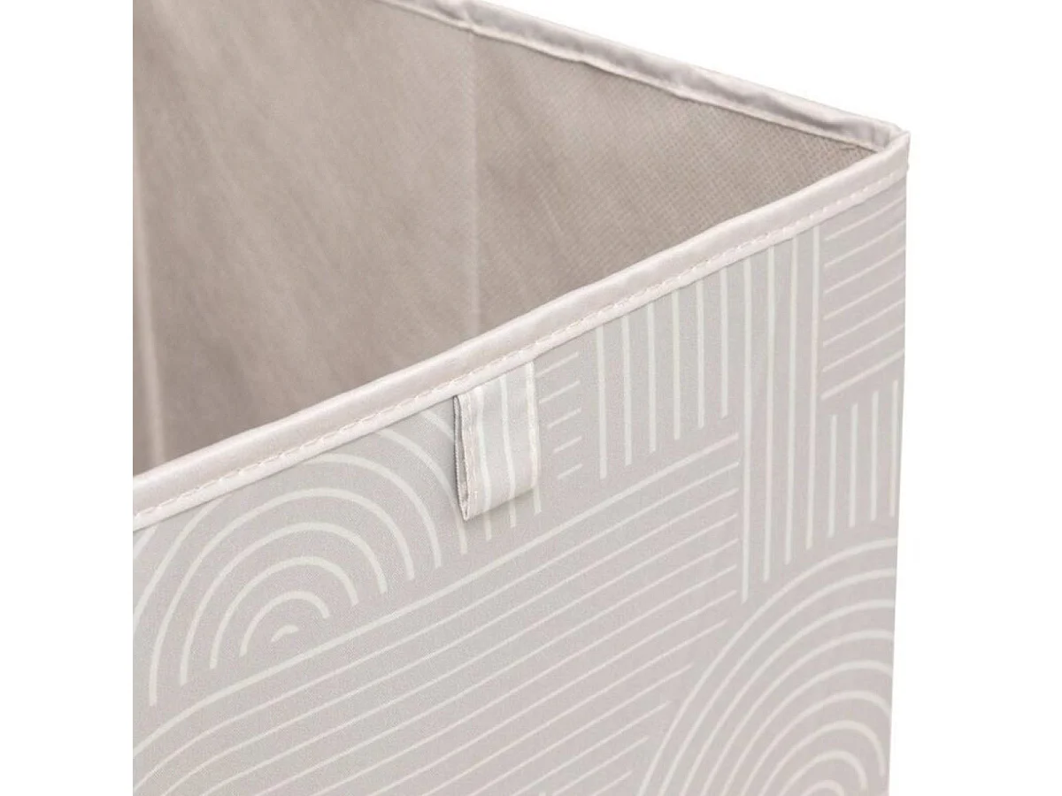 Boîte de Rangement Réversible "Arche" 31x31cm Beige